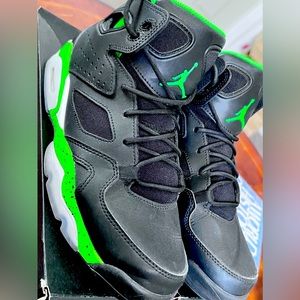 Nike Air Jordan FLTCLB'91 Black/Green Strike White 9 Mens Sneakers